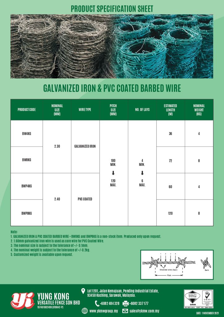 GALVANIZED-IRON-PVC-COATED-BARBED-WIRE-GI-PVC-BARBED-WIRE-ROLL-YUNG-KONG-VERSATILE-FENCE-SDN-BHD-YKVF-KUCHING