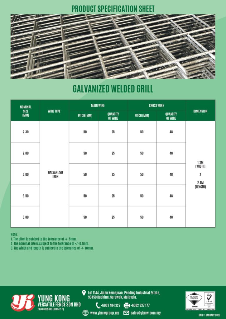 GALVANIZED-WELDED-GRILL-GI-MESH-SHEET-YUNG-KONG-VERSATILE-FENCE-SDN-BHD-YKVF-KUCHING-2025