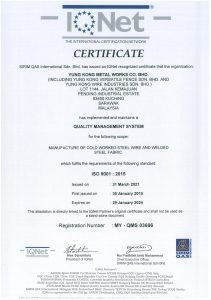 IQ Net Certificate